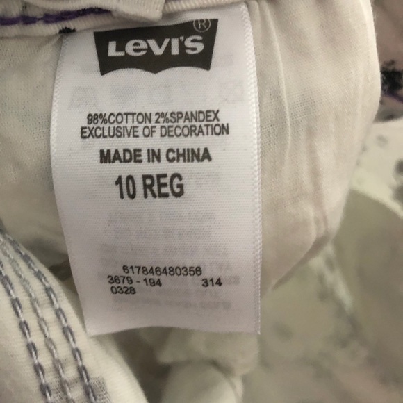 Levi’s Girls Stretch Denim Leggings – Size 10 Regular – New - Picture 4 of 4